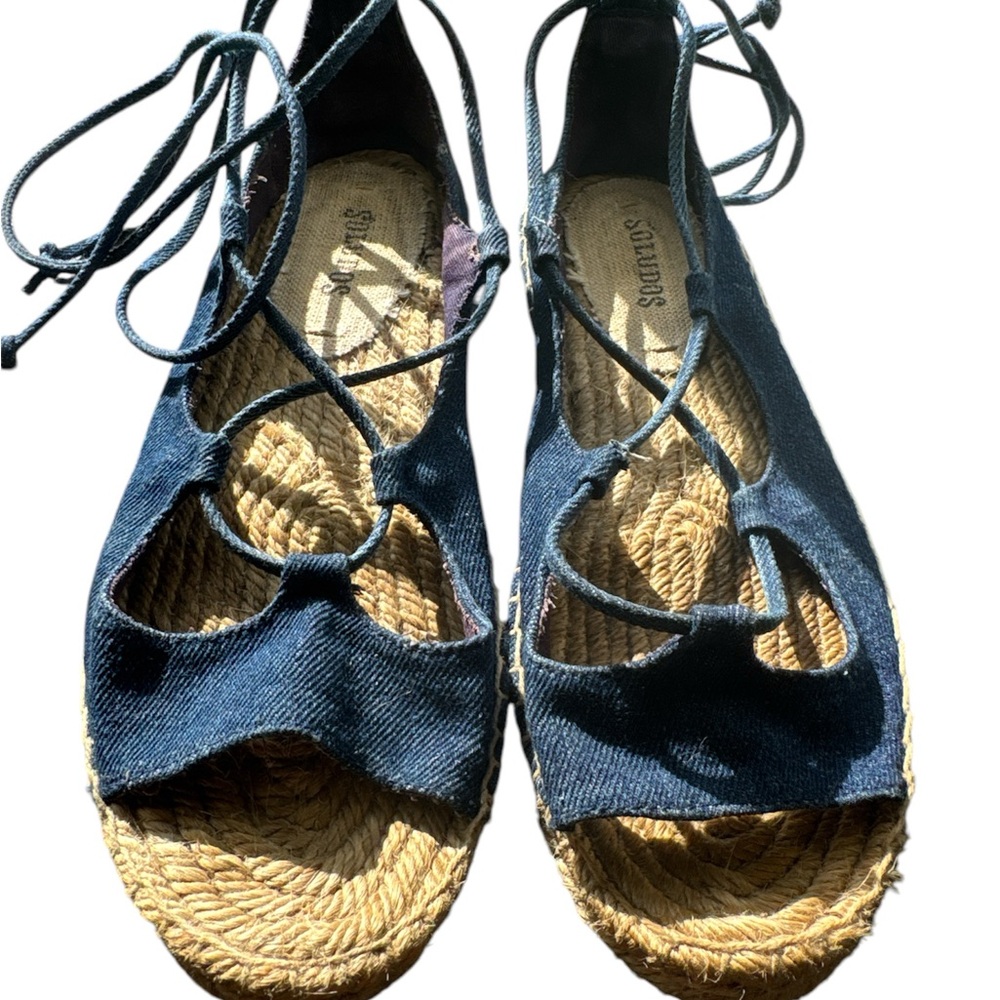 Soludos Women's Blue Espadrille Sandals